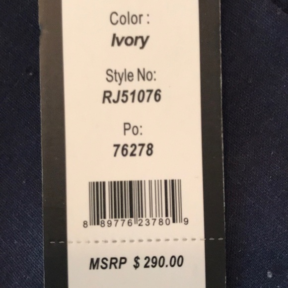 Artificial Leather Embroidered Moro Jacket - Picture 12 of 12